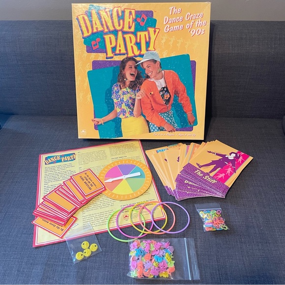 Vintage Dance Party Game Golden Dance Craze Board Game Of The 90'S (1991) As-is - Picture 1 of 6